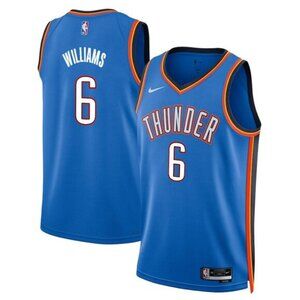Mens Jaylin Williams Jersey Blue